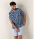 TEXAS - Slim fit Chino Bermudas, light blue