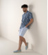 TEXAS - Slim fit Chino Bermudas, light blue