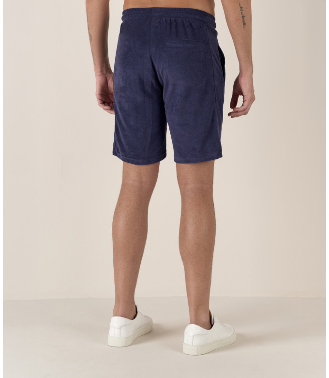 WHITE SPONGE JOGGING SHORTS NOAH