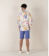 TEXAS - Bermuda Chino Slim Uni, océan