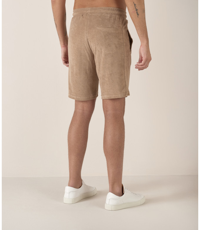 NOAH - Short jogging éponge crème