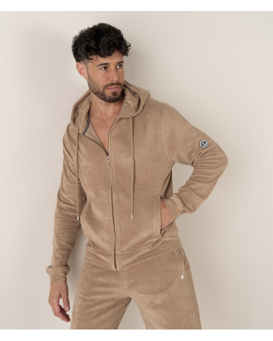 SACHA GILET CAPUCHE EPONGE
