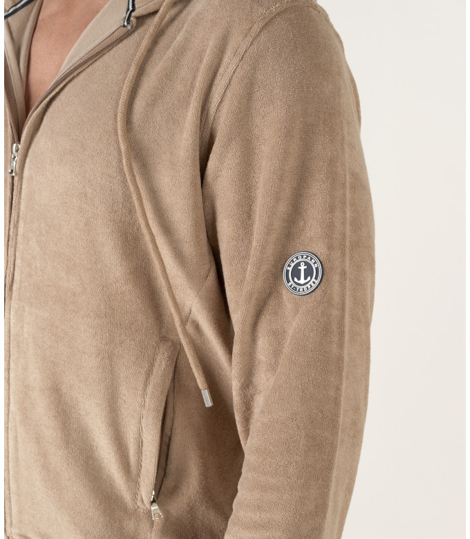 SACHA GILET CAPUCHE EPONGE