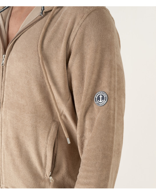 SACHA GILET CAPUCHE EPONGE