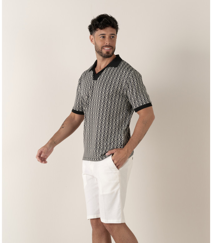 PORTOFINO POLO JACQUARD