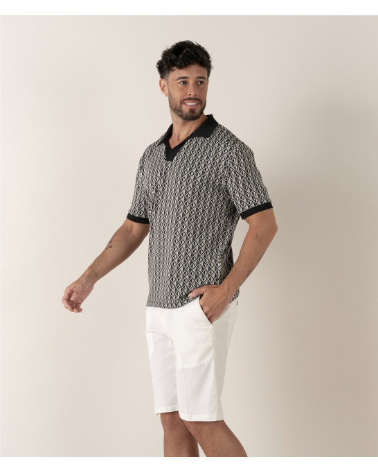 PORTOFINO POLO JACQUARD