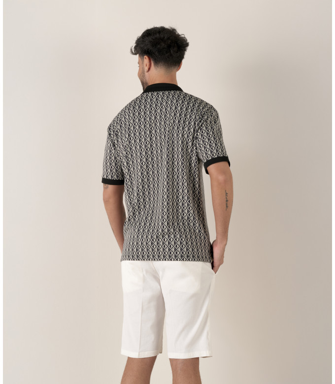 PORTOFINO POLO JACQUARD