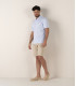HILLS - Polo jersey coton bleu ciel
