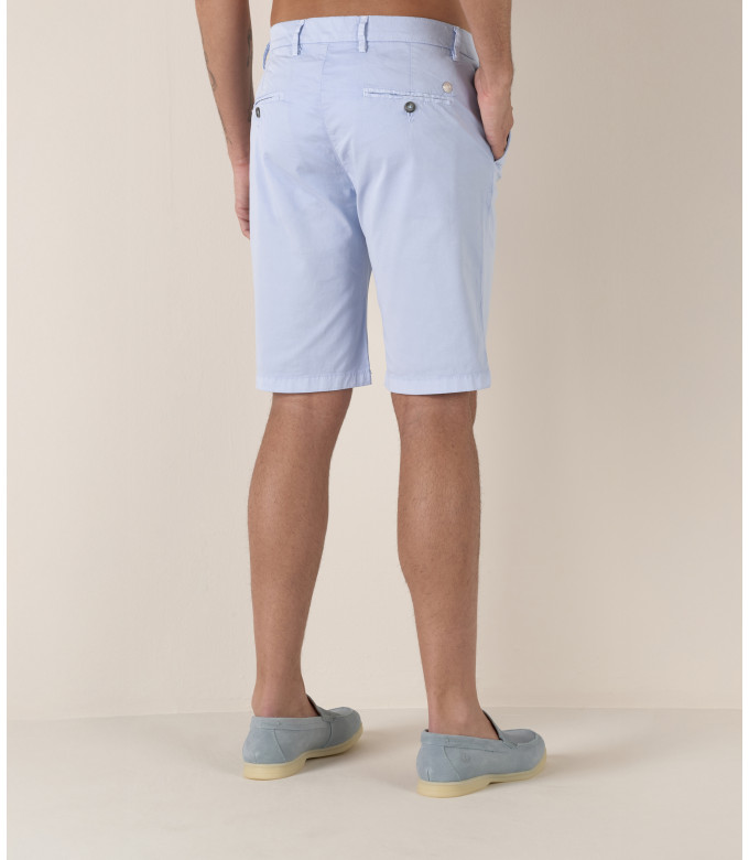 TEXAS - Bermuda Chino Slim Uni, ciel