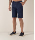 TEXAS - Bermuda chino uni slimfit navy