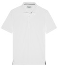 WESTON - Camisa polo branca de algodão jersey