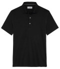 WESTON - Polo jersey coton noir