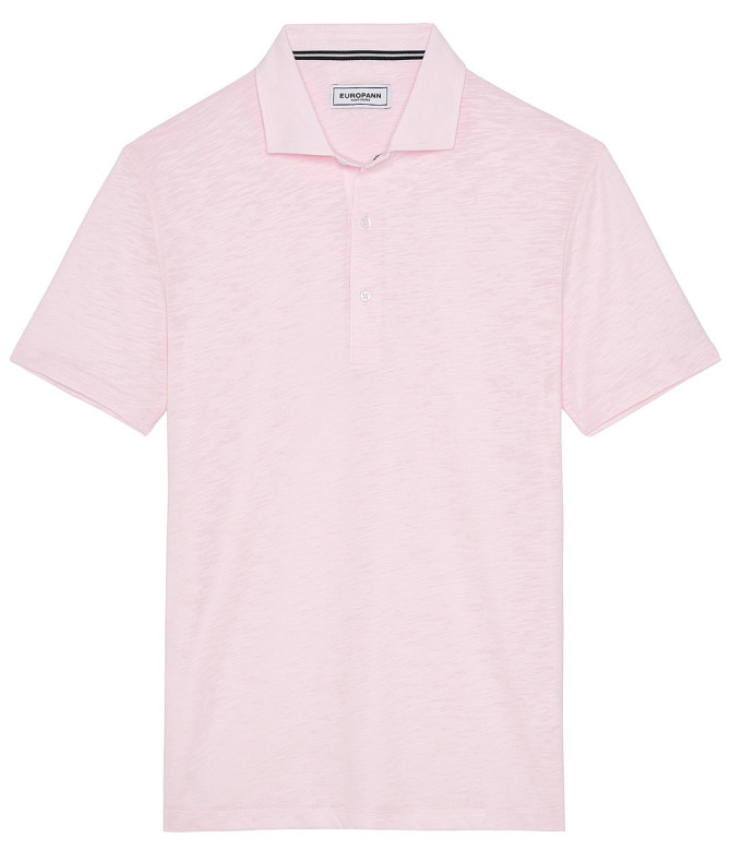 WESTON - Cotton jersey polo shirt, pink