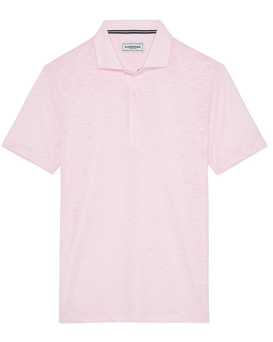 WESTON - Cotton jersey polo shirt, red