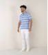 FLASH - Slim fit cotton chinos, white