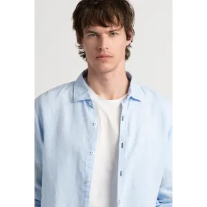 Plain sky blue color long sleeves shirt for men|Quality brand Europann