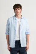 Plain sky blue color long sleeves shirt for men|Quality brand Europann