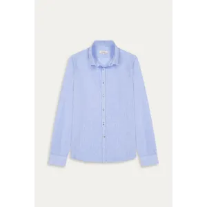 Plain blue color long sleeves shirt for men | Quality brand Europann