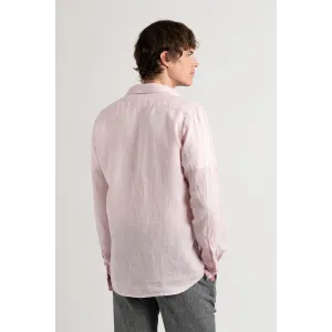 Chemise Homme manches longues unie rose slimfit|Europann