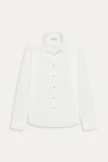 Chemise Homme manches longues unie blanche slimfit|Europann