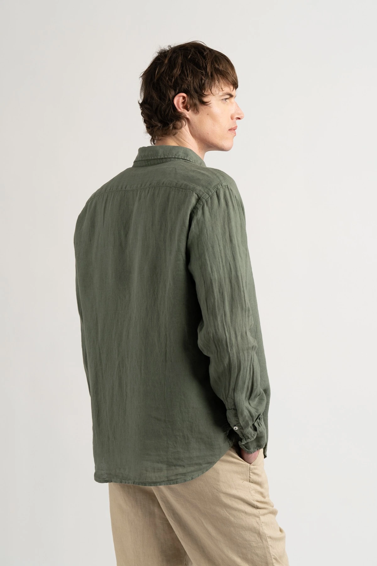 Chemise Homme unie bronze coupe ajustée|Marque de qualité - Europann