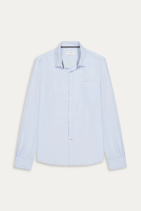 Chemise Homme unie blanche coupe ajustée|Marque de qualité - Europann