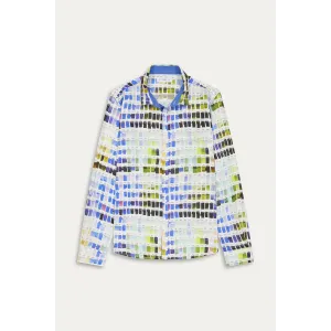 Chemise couleurs pantone Ross blanche en lin|Marque de qualité - Europann