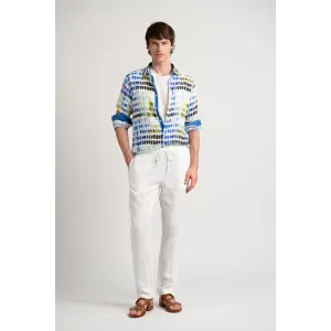 White pantone linen shirt Ross|  Quality brand Europann