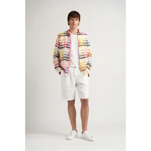 Pink pantone linen shirt Ross|  Quality brand Europann