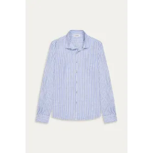 Chemise Homme rayures bleu coupe ajustée|Marque de qualité -Europann