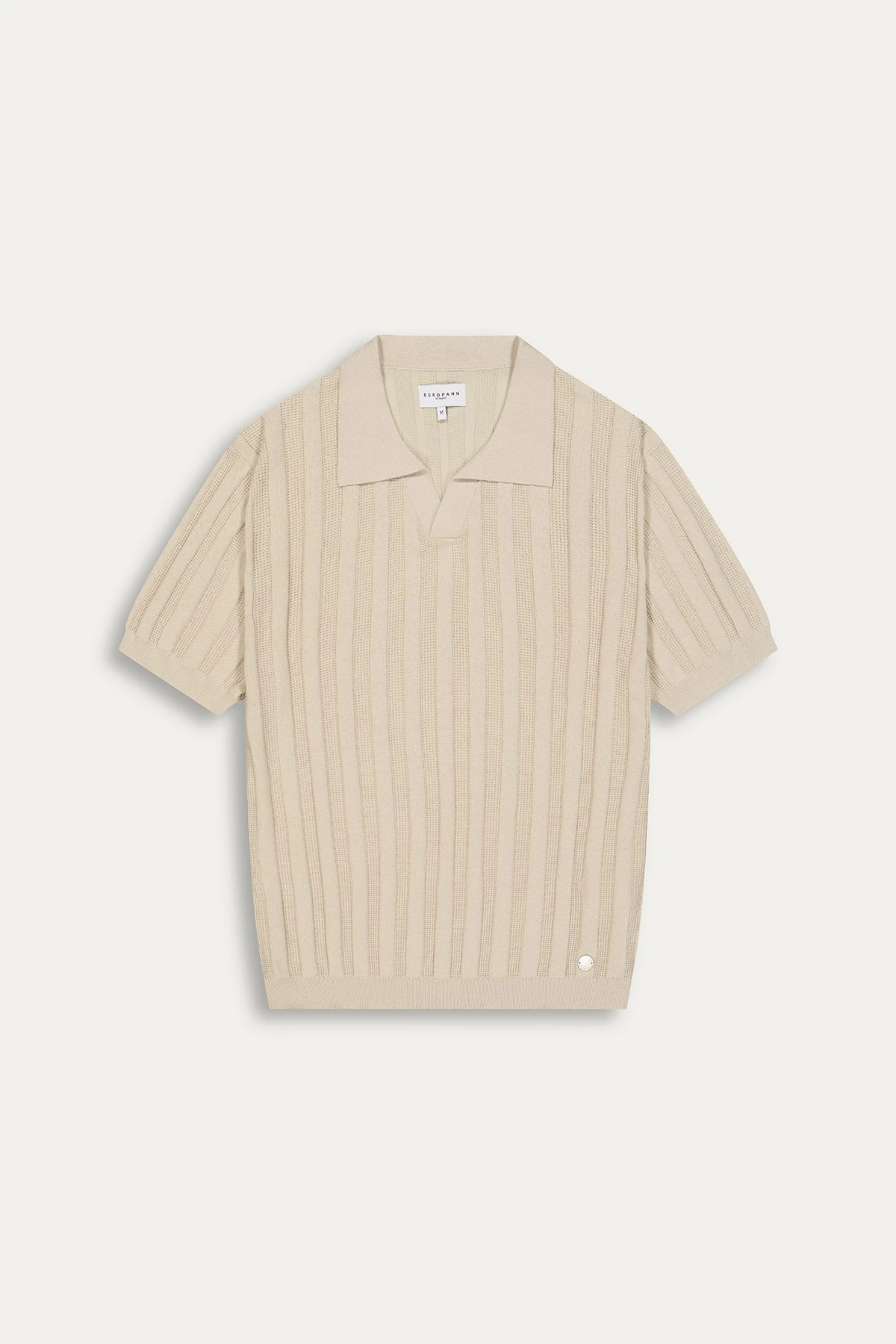 ELIH - Fine knit polo cream