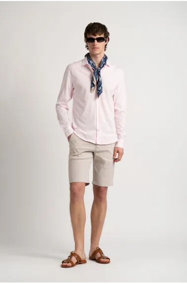 Chemise manches longues jersey slim fit |Marque de qualité - Europann