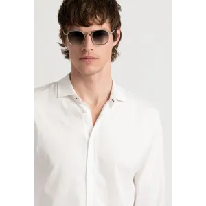 White color long sleeves shirt for men | Quality brand Europann 