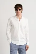Chemise manches longues jersey slim fit |Marque de qualité - Europann 