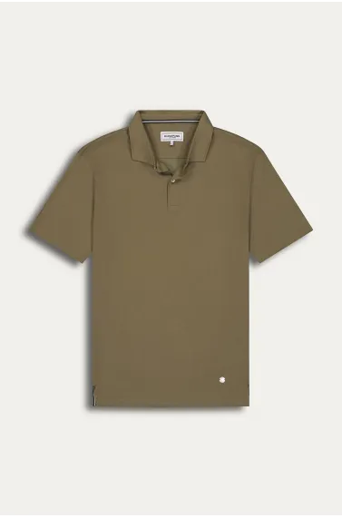 Khaki color short sleeves polo for men | Quality brand Europann 