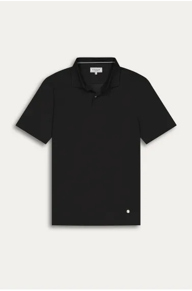 Black color short sleeves polo for men | Quality brand Europann 