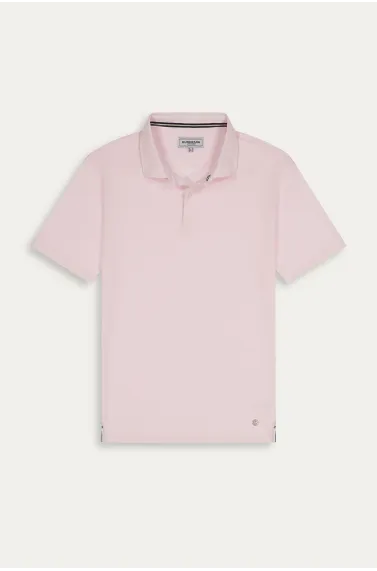 Pink color short sleeves polo for men | Quality brand Europann