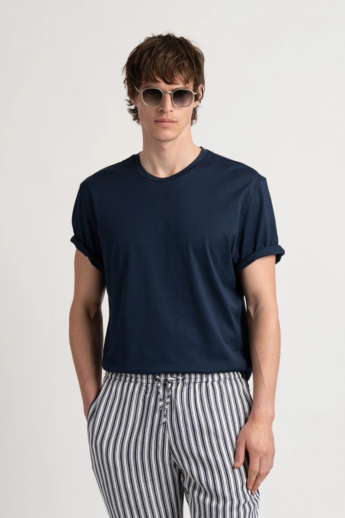 Short-sleeved slim fit jersey t-shirt | Quality brand - Europann