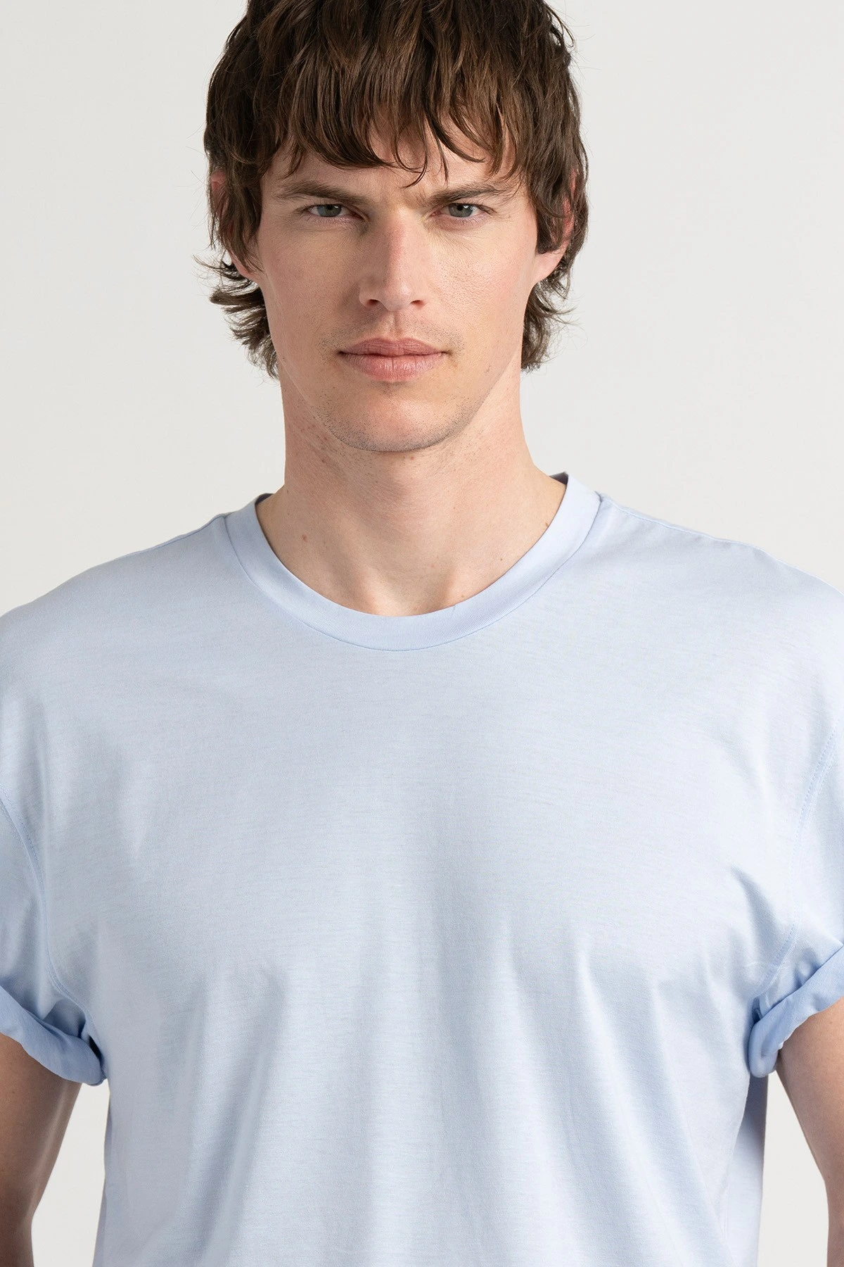 Short-sleeved slim fit jersey t-shirt | Quality brand - Europann