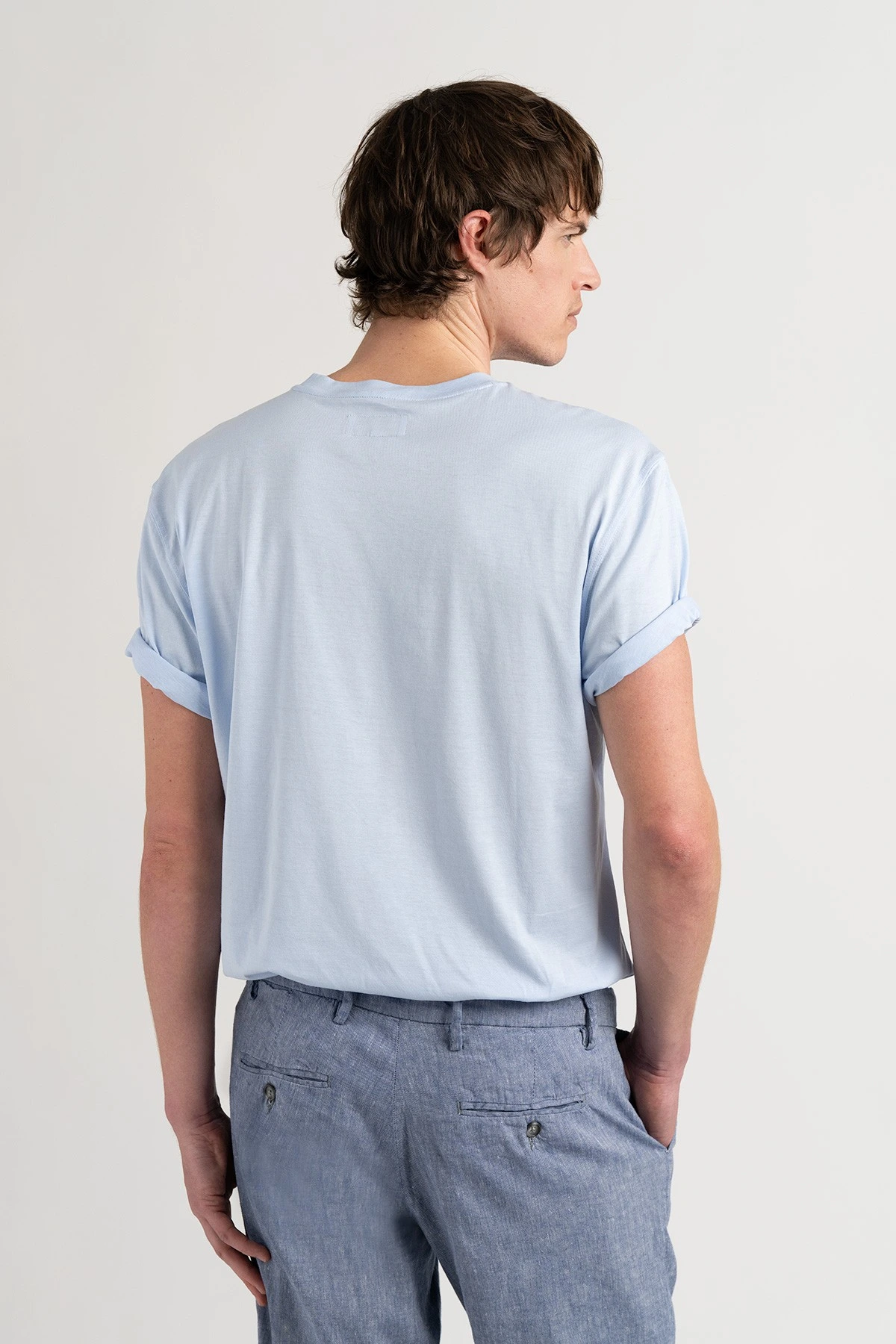 Short-sleeved slim fit jersey t-shirt | Quality brand - Europann