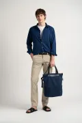 VARDY - Casual cotton voile shirt navy blue