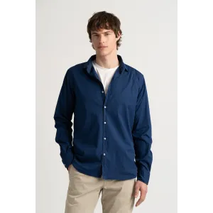 VARDY - Casual cotton voile shirt navy blue