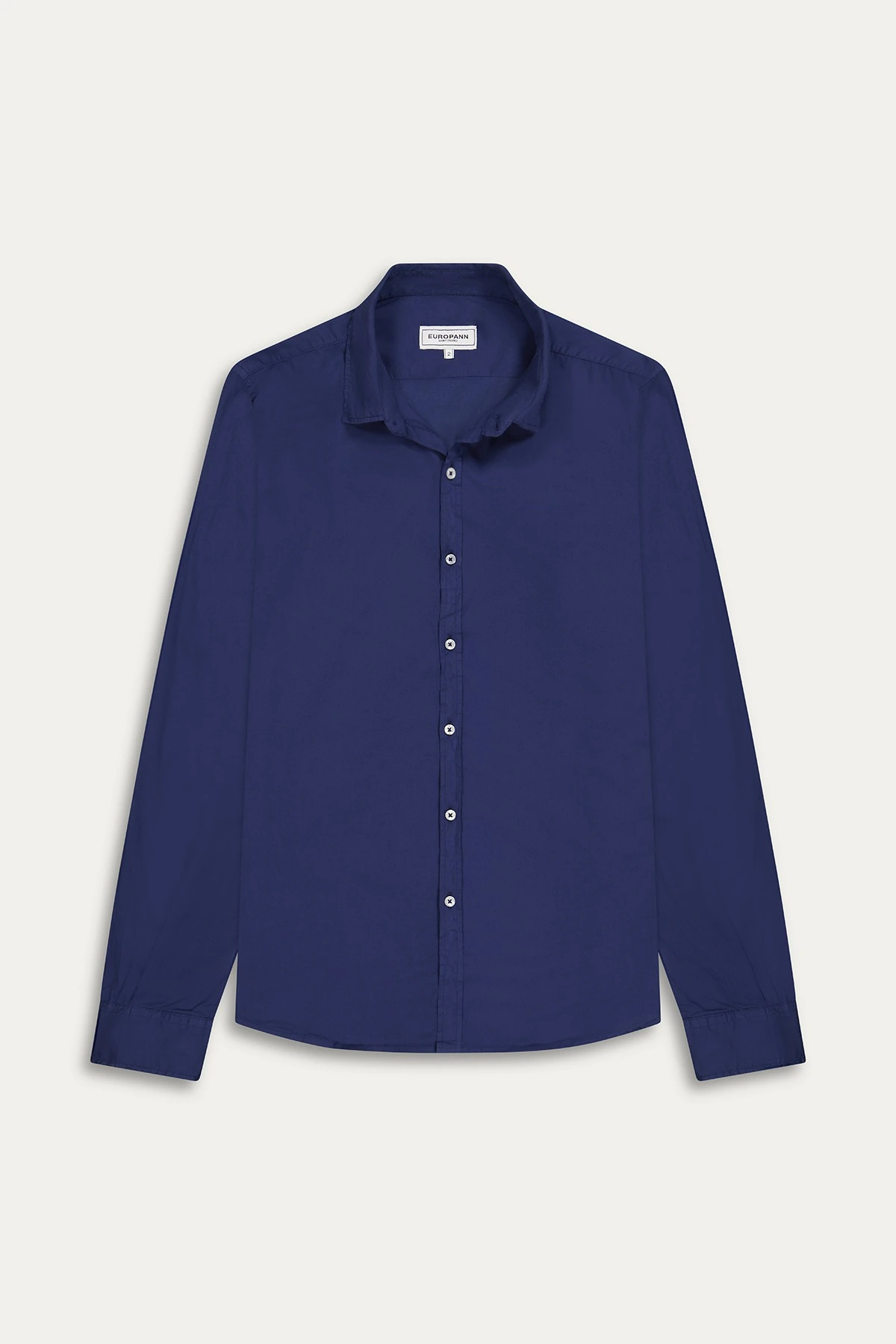 VARDY - Chemise unie voile de coton marine