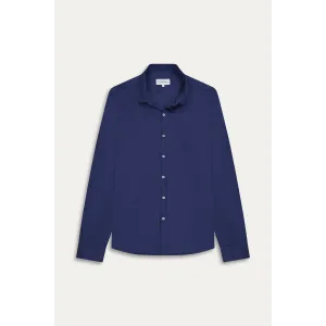 VARDY - Casual cotton voile shirt navy blue