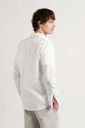 Chemise Homme manches longues unie blanche slimfit|Europann