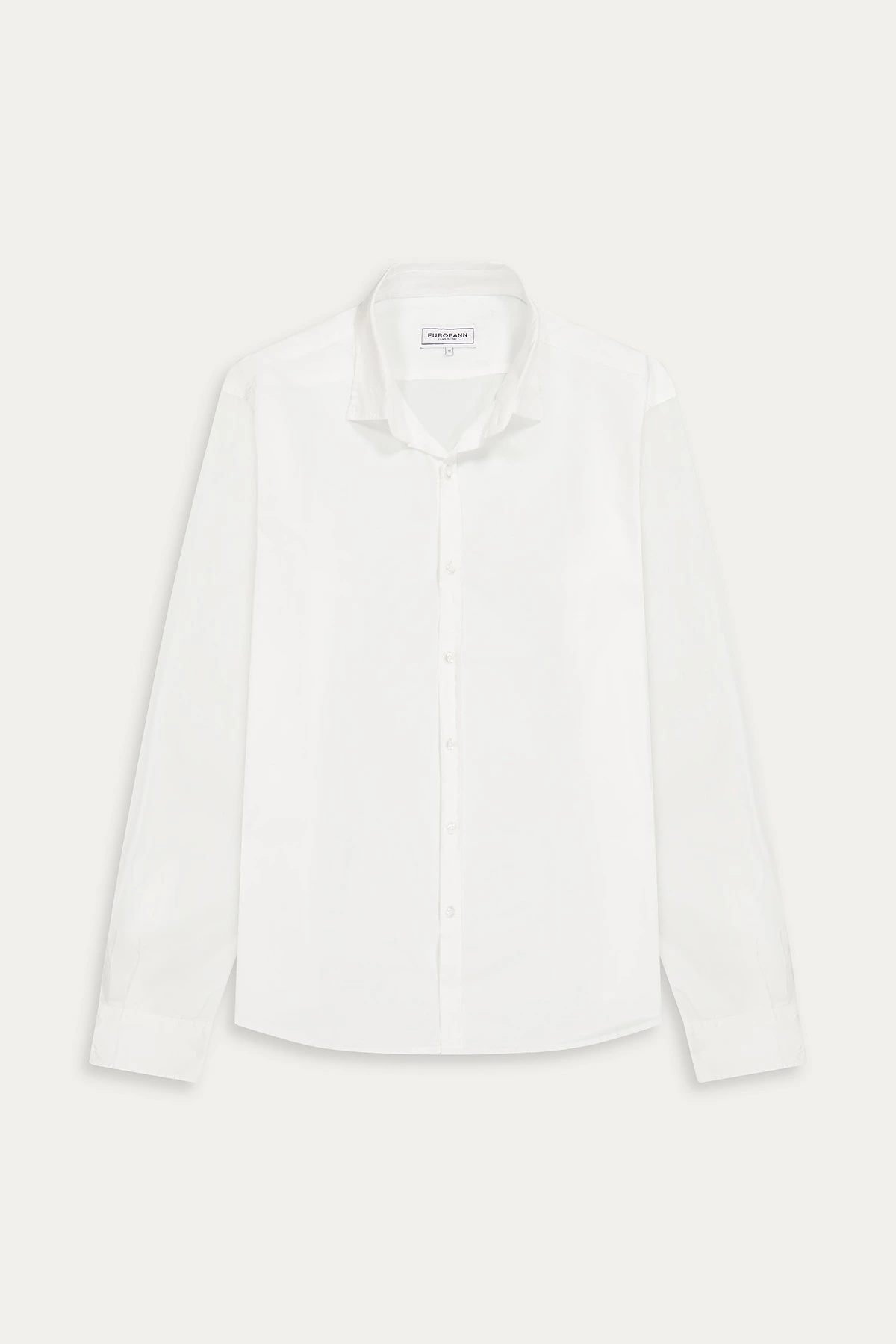 Plain white color long sleeves shirt for men | Quality brand Europann