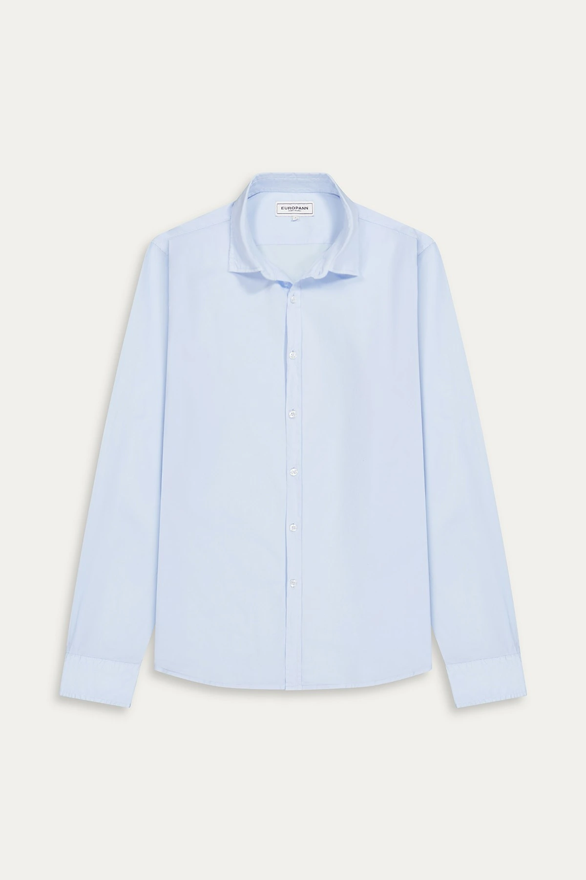 Plain sky blue color long sleeves shirt for men | Quality brand Europann