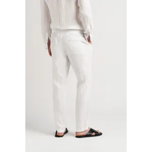 ROMA - White relaxed linen pants