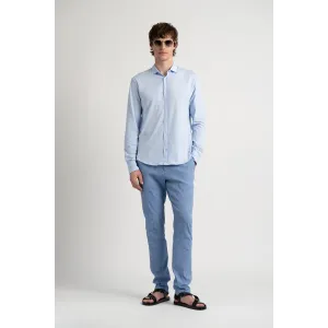 Chinos men's marl linen slim pants |  Quality brand Europann