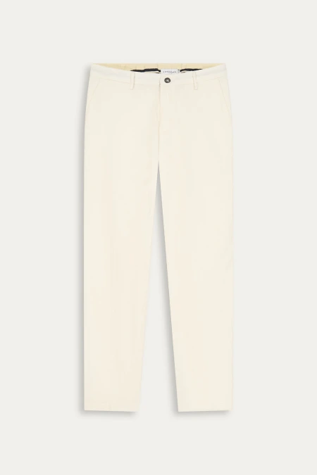 Men's Slim-Fit Marled Linen Chino Pants | Quality Brand - Europann